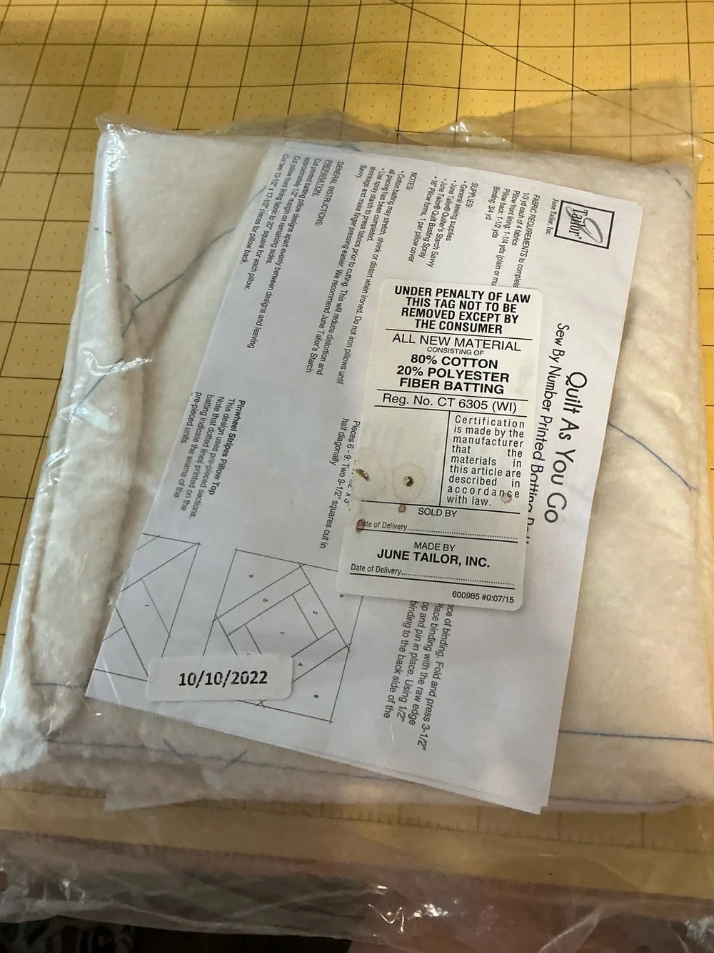 Pillow Casings Kit to make 3!